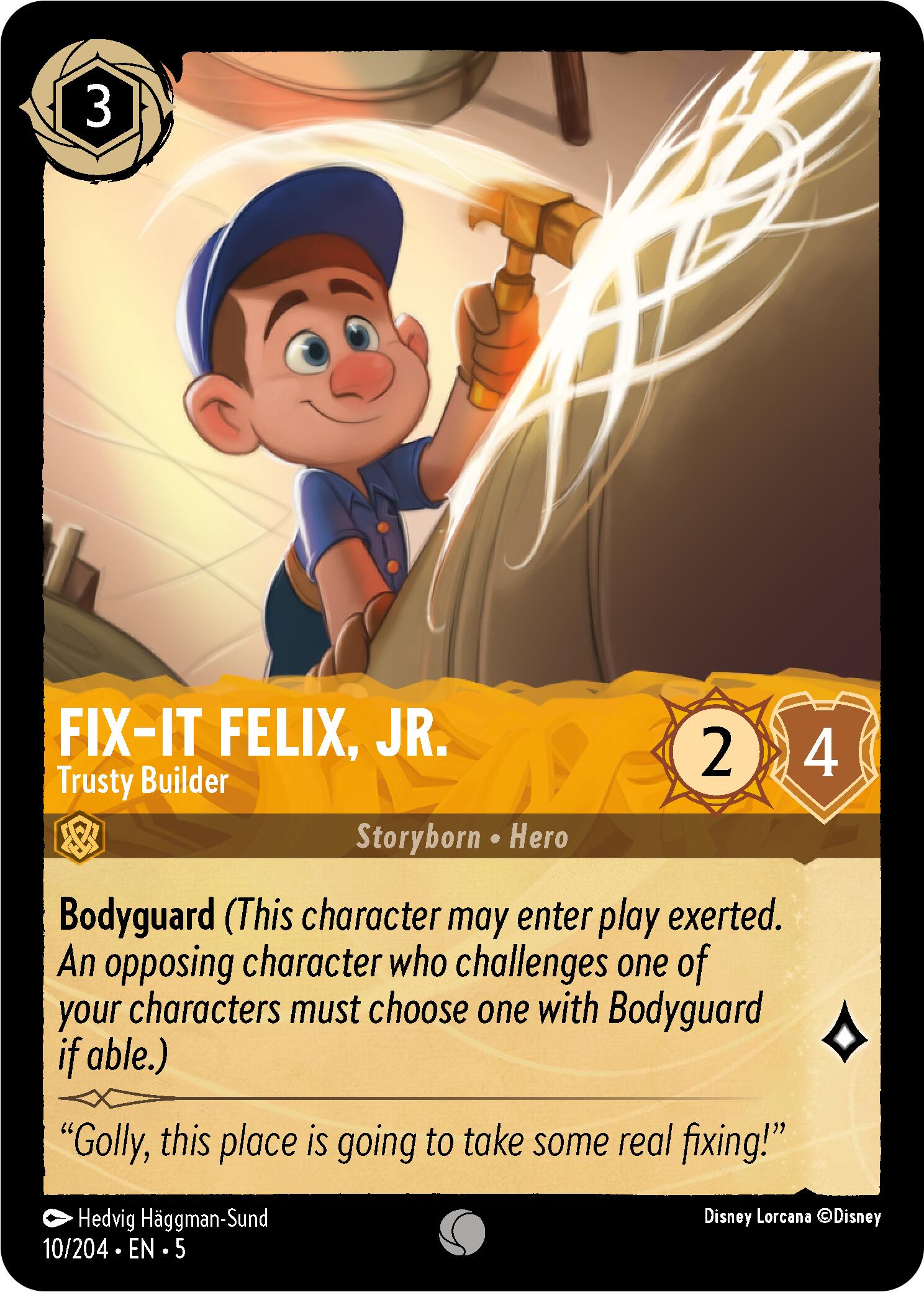 Fix-It Felix, Jr. - Trusty Builder (10/204) [Shimmering Skies] | Boutique FDB TCG