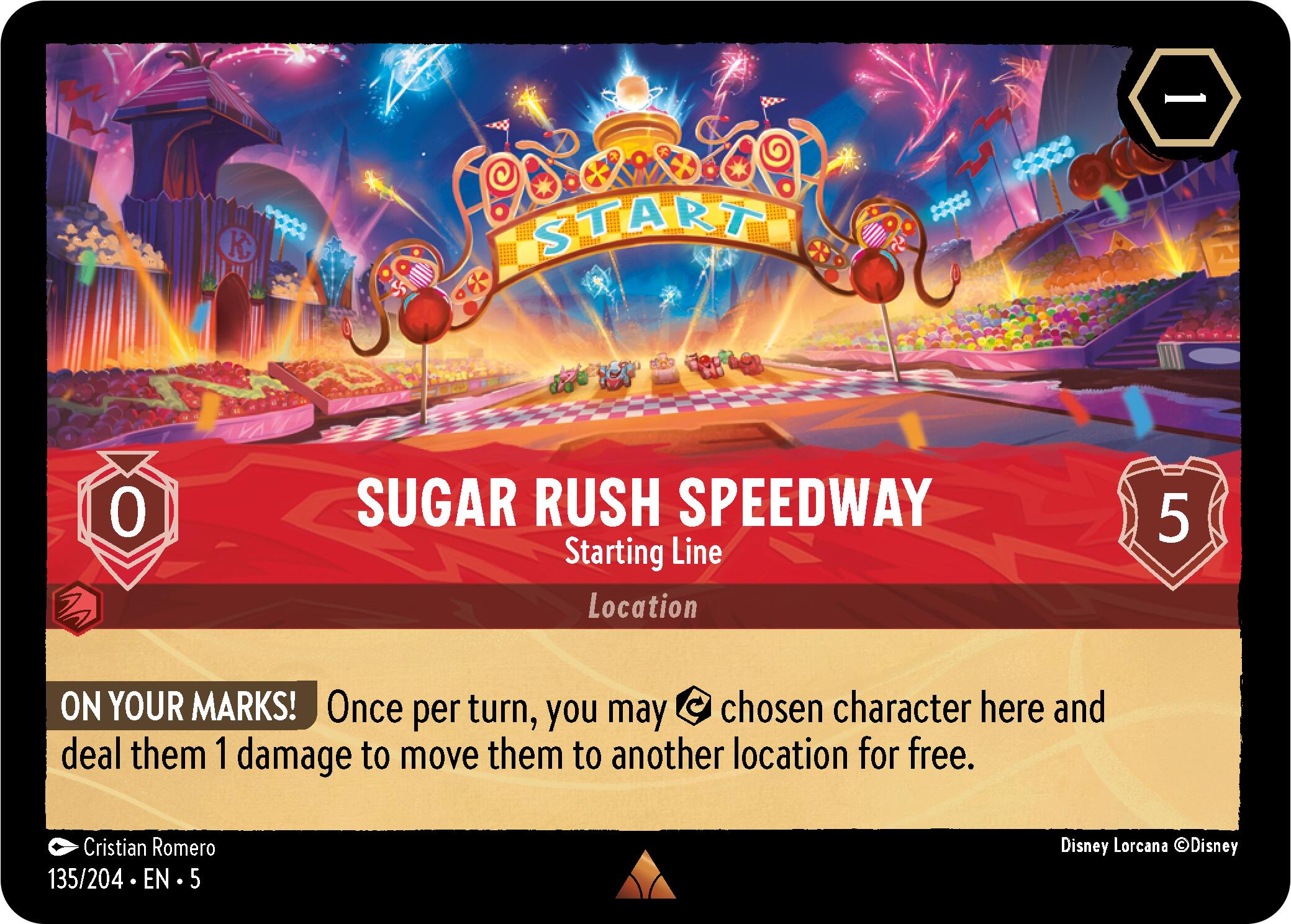 Sugar Rush Speedway - Starting Line (135/204) [Shimmering Skies] | Boutique FDB TCG