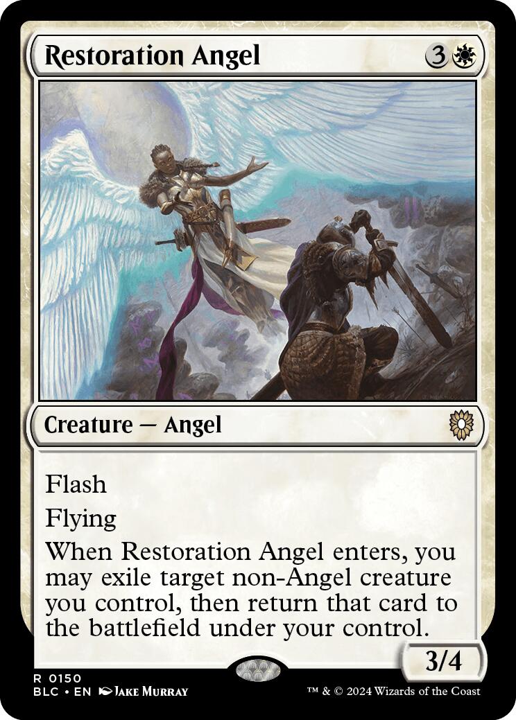 Restoration Angel [Bloomburrow Commander] | Boutique FDB TCG