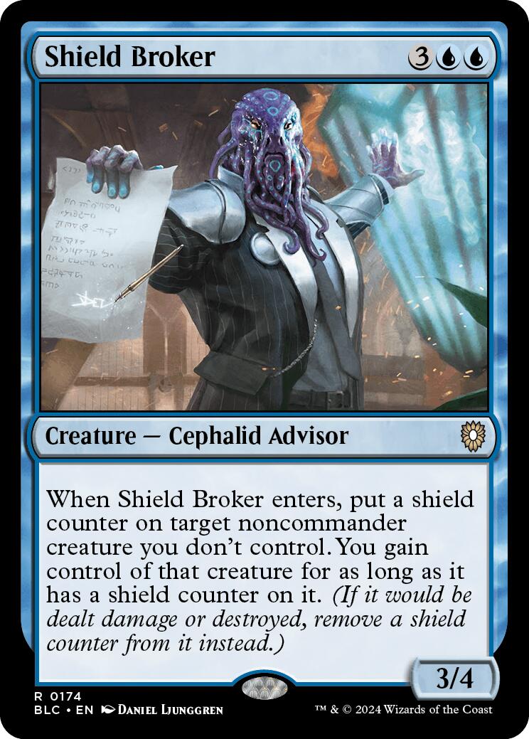 Shield Broker [Bloomburrow Commander] | Boutique FDB TCG