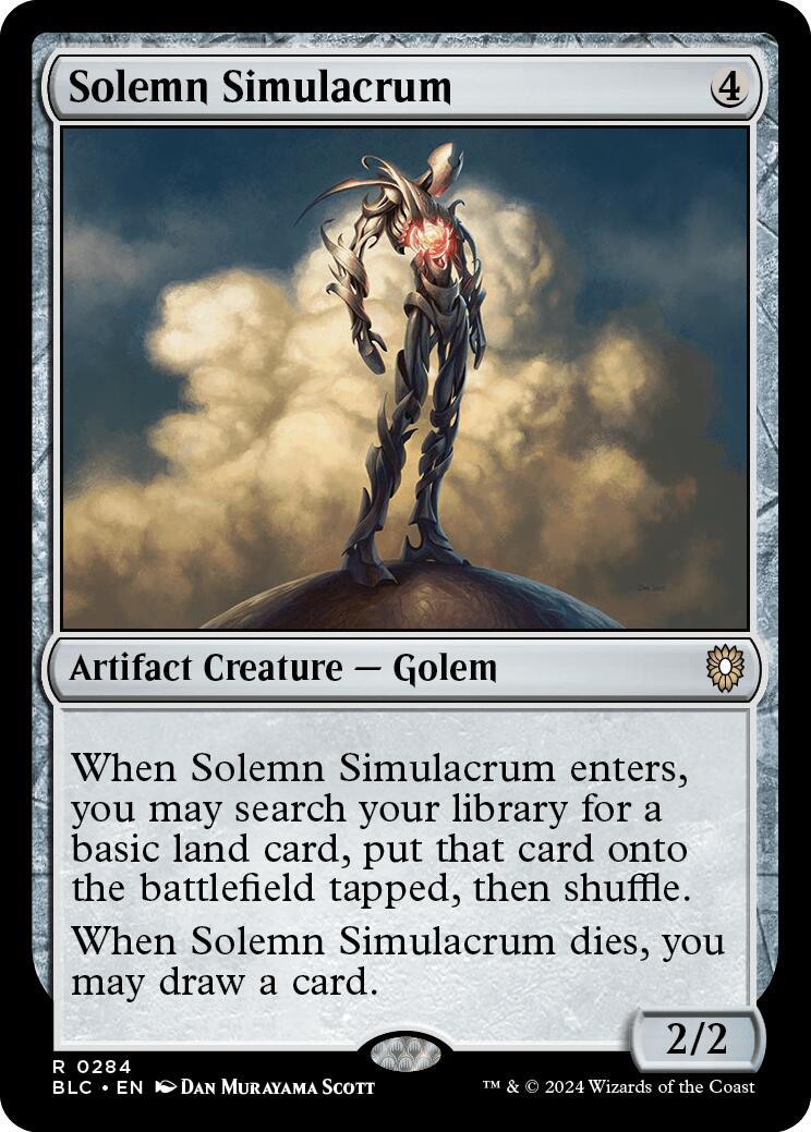 Solemn Simulacrum [Bloomburrow Commander] | Boutique FDB TCG