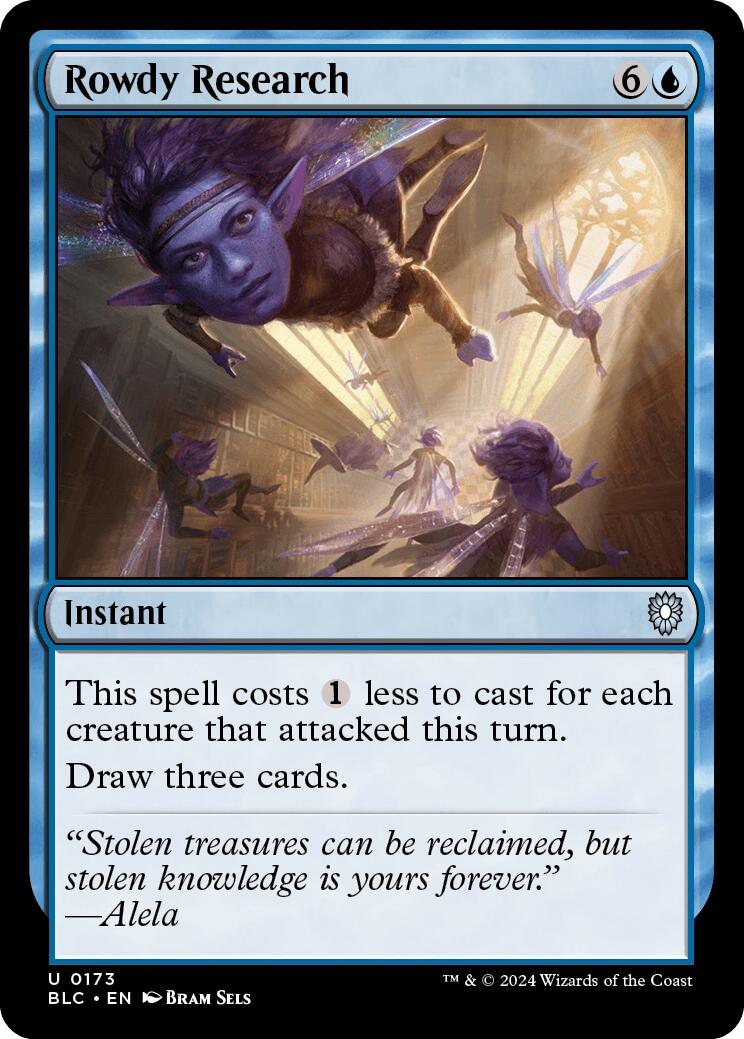 Rowdy Research [Bloomburrow Commander] | Boutique FDB TCG