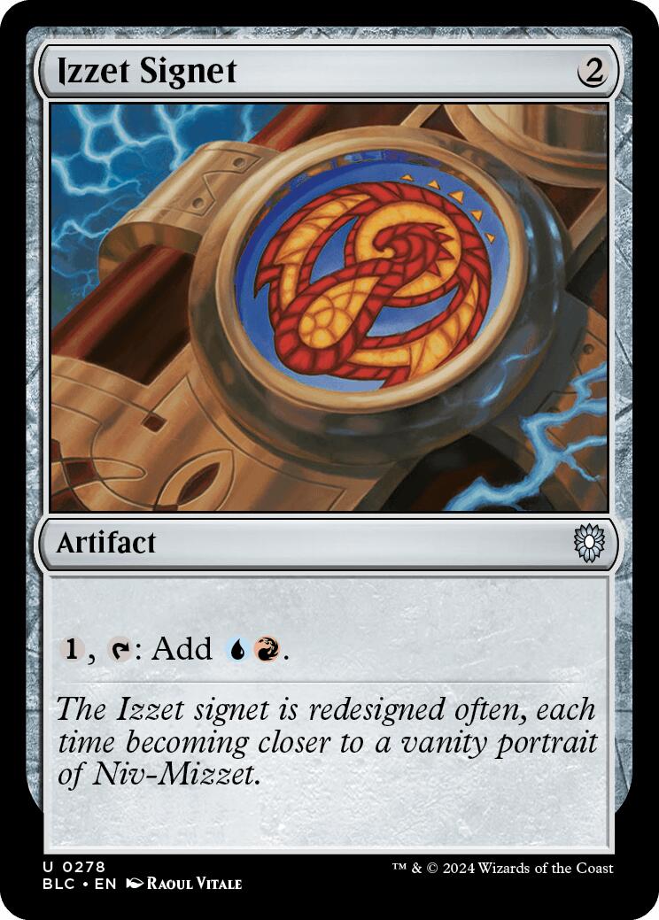 Izzet Signet [Bloomburrow Commander] | Boutique FDB TCG