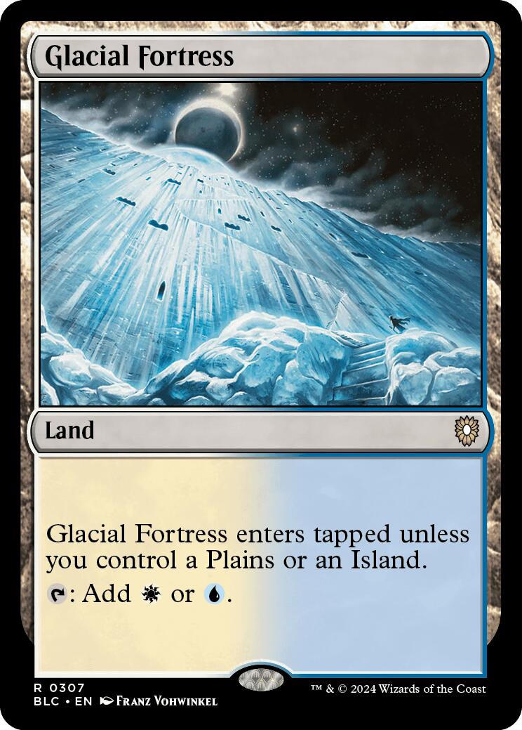 Glacial Fortress [Bloomburrow Commander] | Boutique FDB TCG