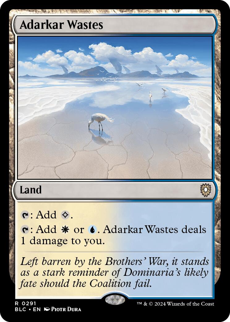 Adarkar Wastes [Bloomburrow Commander] | Boutique FDB TCG