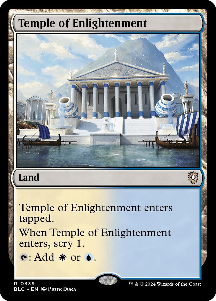 Temple of Enlightenment [Bloomburrow Commander] | Boutique FDB TCG