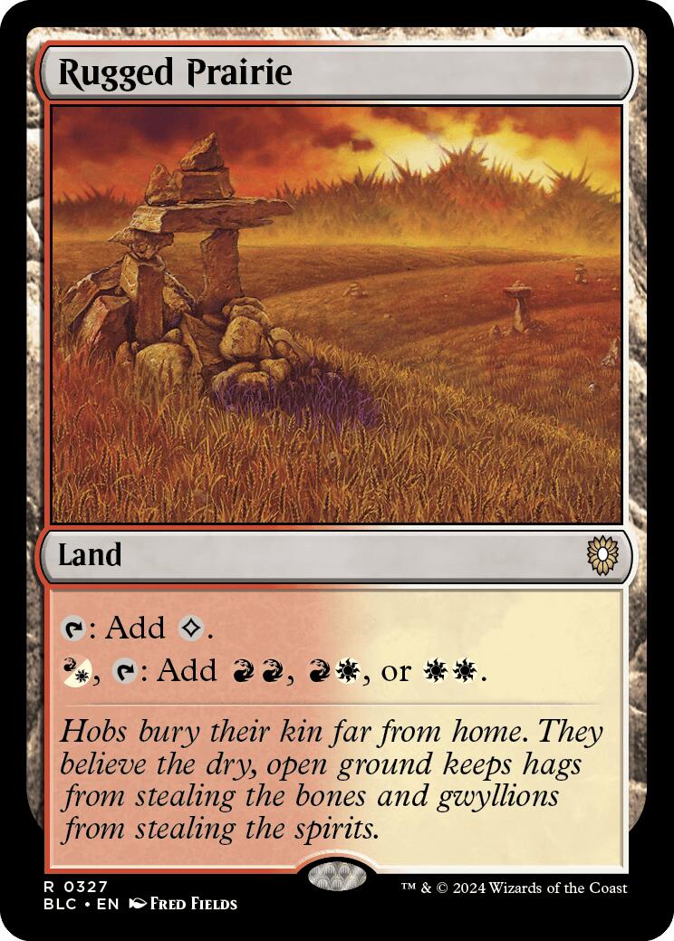 Rugged Prairie [Bloomburrow Commander] | Boutique FDB TCG