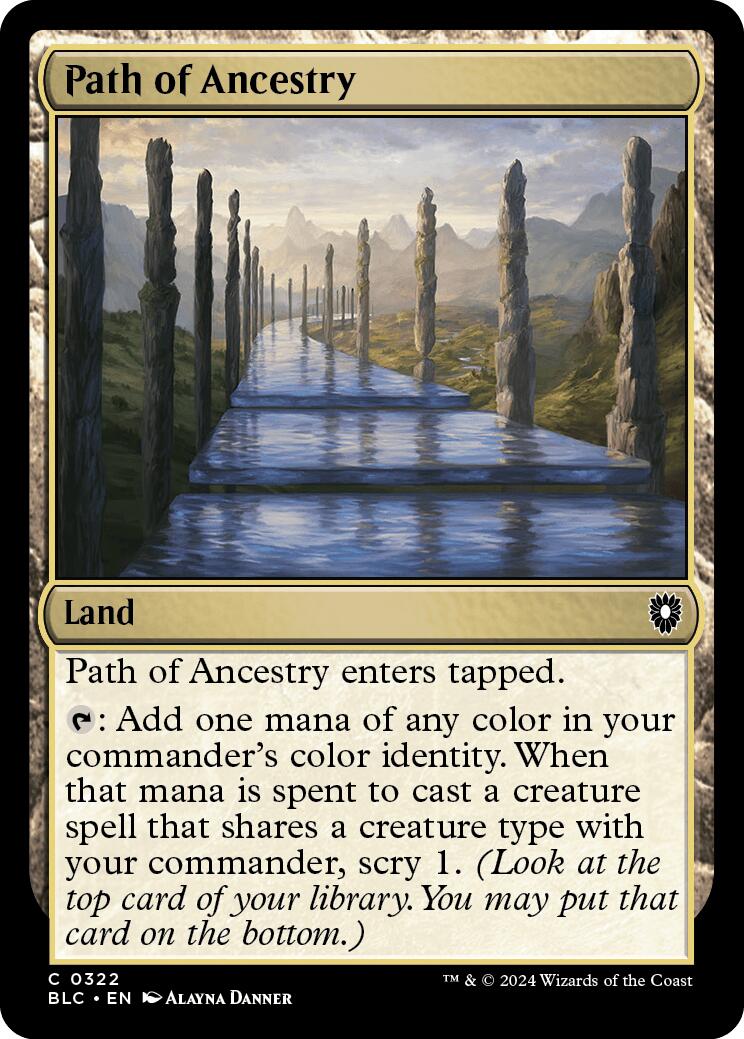 Path of Ancestry [Bloomburrow Commander] | Boutique FDB TCG