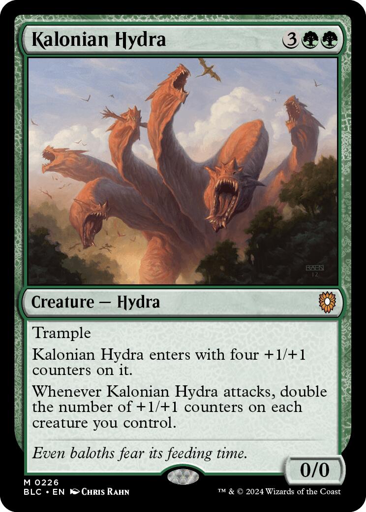 Kalonian Hydra [Bloomburrow Commander] | Boutique FDB TCG