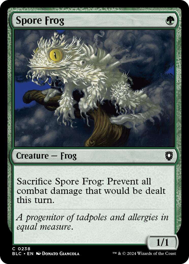 Spore Frog [Bloomburrow Commander] | Boutique FDB TCG