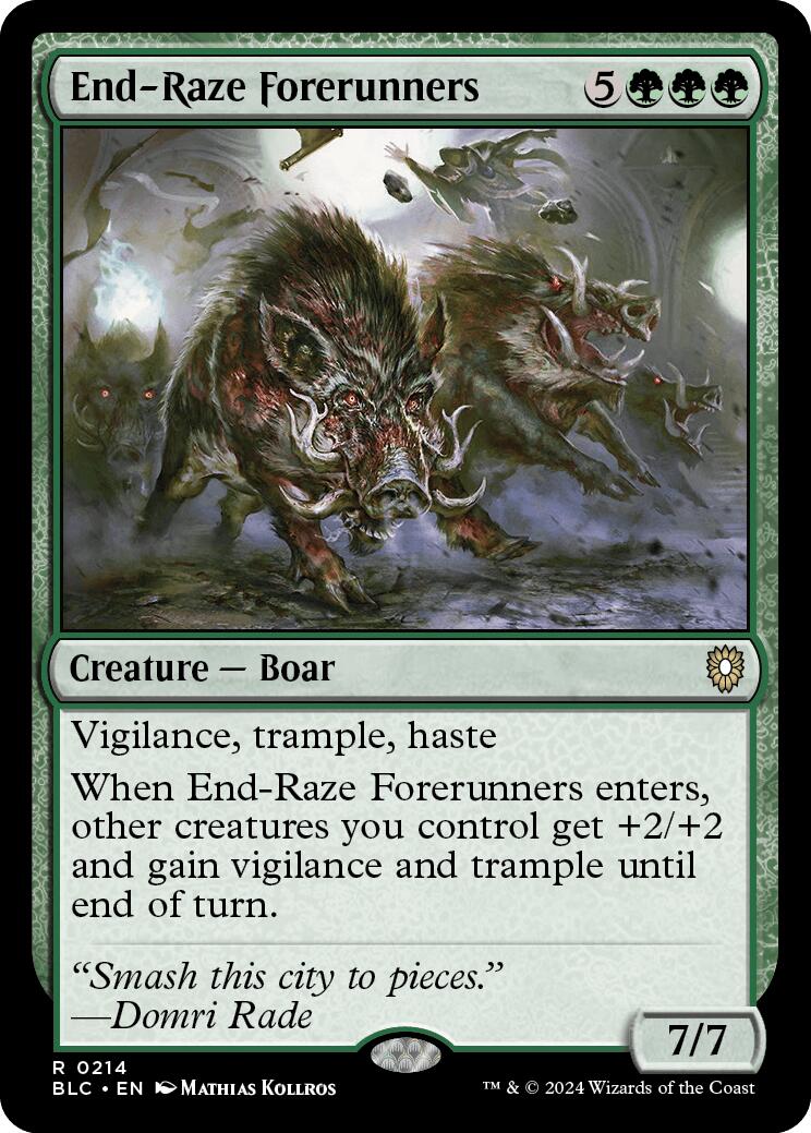 End-Raze Forerunners [Bloomburrow Commander] | Boutique FDB TCG