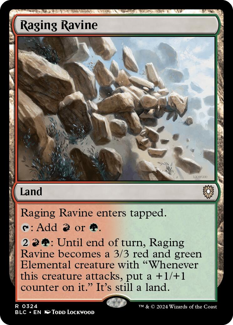 Raging Ravine [Bloomburrow Commander] | Boutique FDB TCG