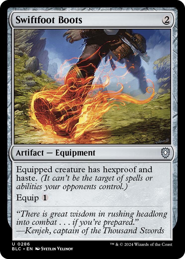 Swiftfoot Boots [Bloomburrow Commander] | Boutique FDB TCG