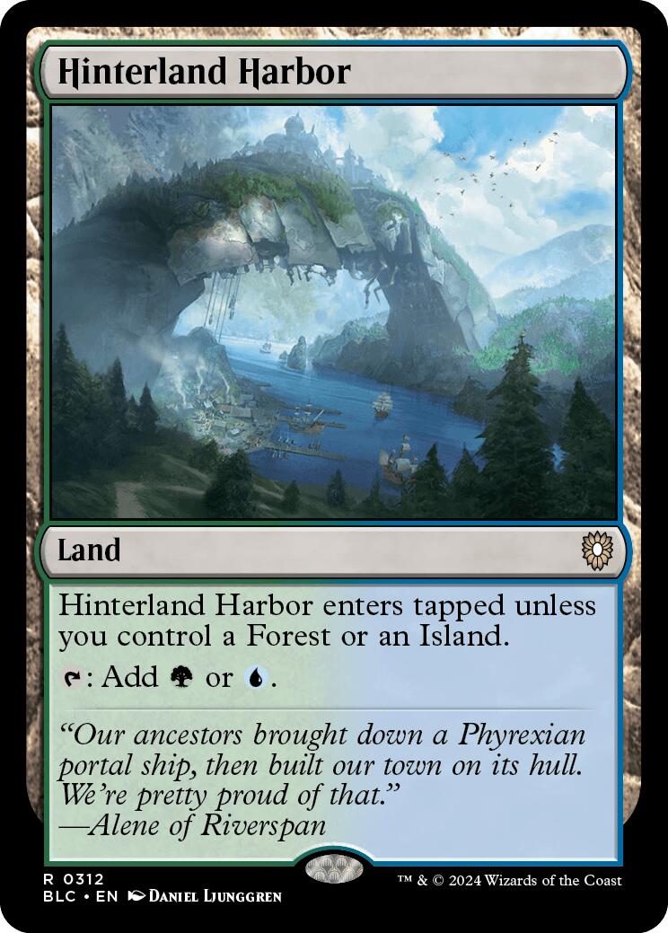 Hinterland Harbor [Bloomburrow Commander] | Boutique FDB TCG