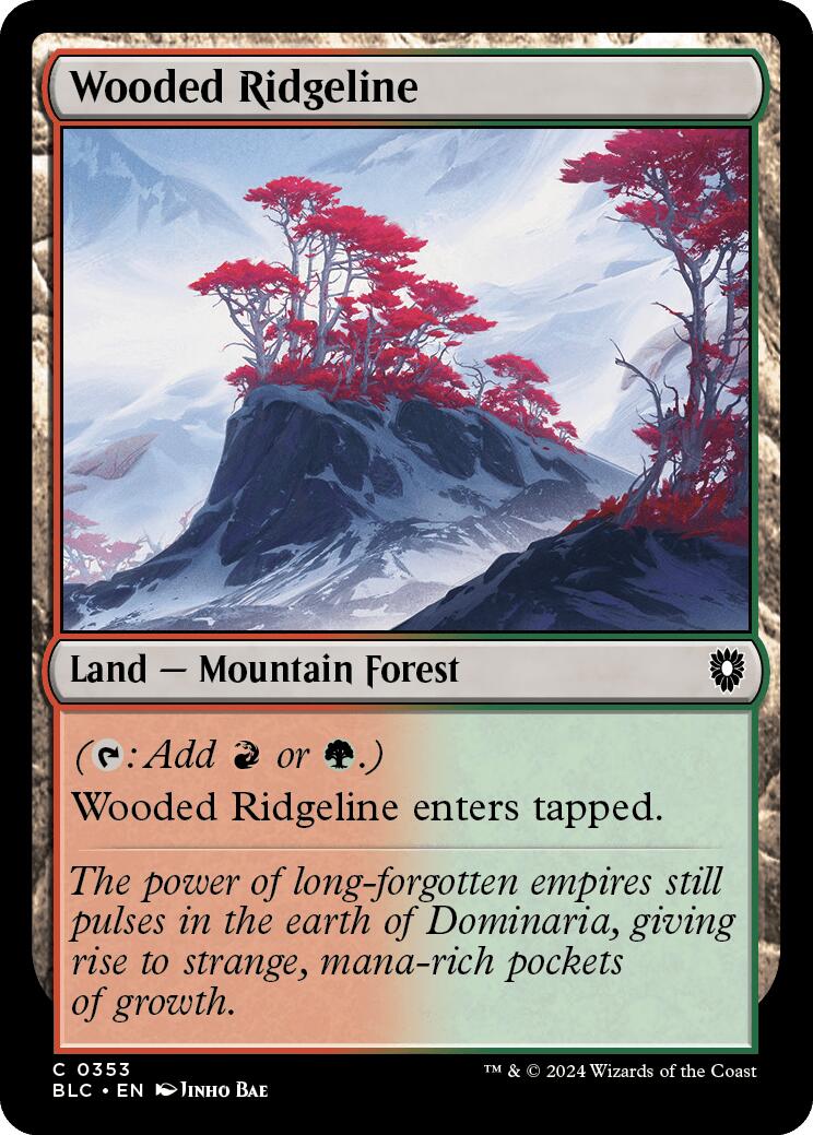 Wooded Ridgeline [Bloomburrow Commander] | Boutique FDB TCG