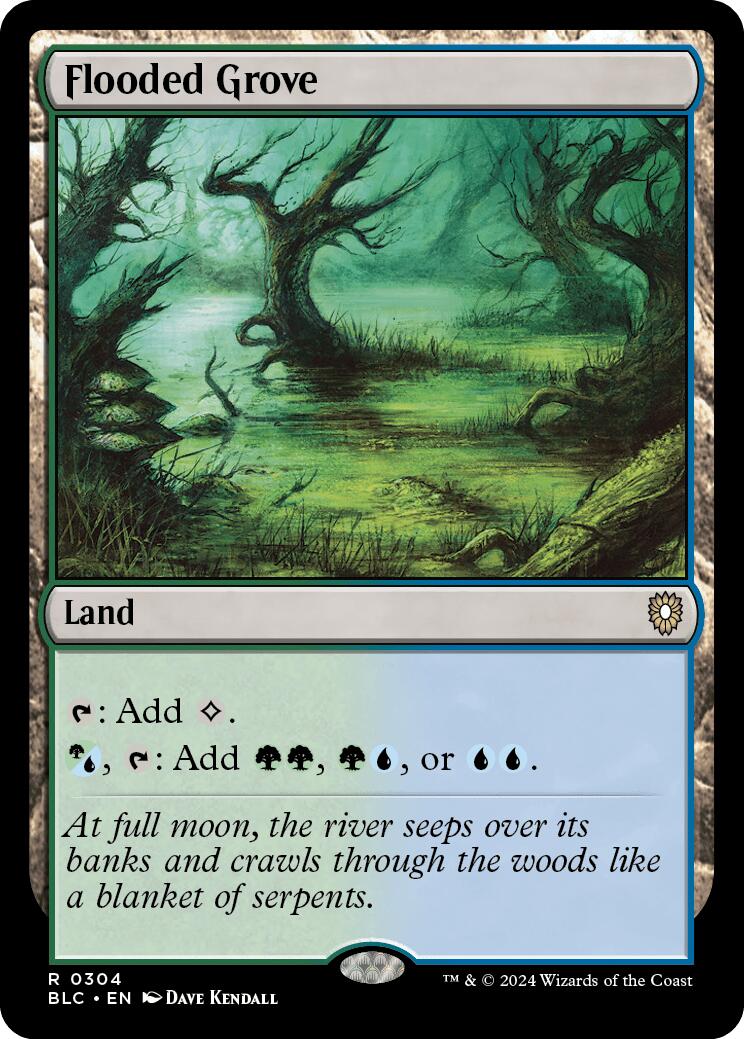 Flooded Grove [Bloomburrow Commander] | Boutique FDB TCG