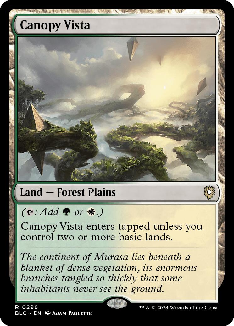 Canopy Vista [Bloomburrow Commander] | Boutique FDB TCG