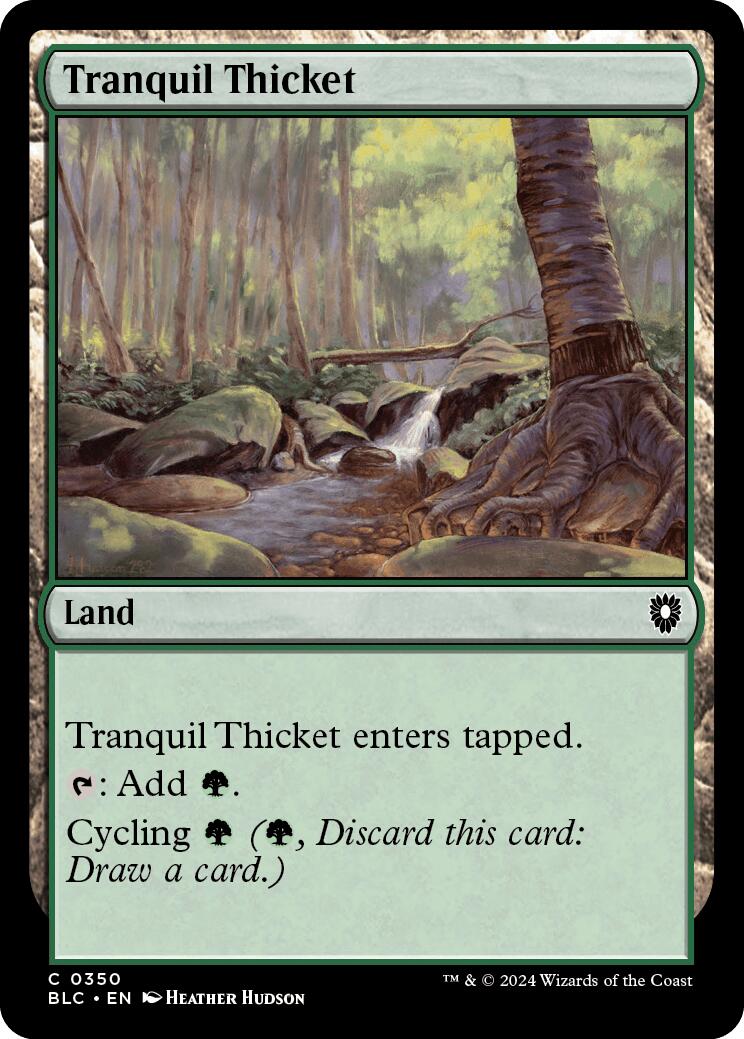 Tranquil Thicket [Bloomburrow Commander] | Boutique FDB TCG