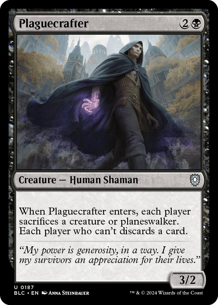 Plaguecrafter [Bloomburrow Commander] | Boutique FDB TCG