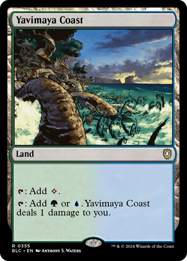 Yavimaya Coast [Bloomburrow Commander] | Boutique FDB TCG