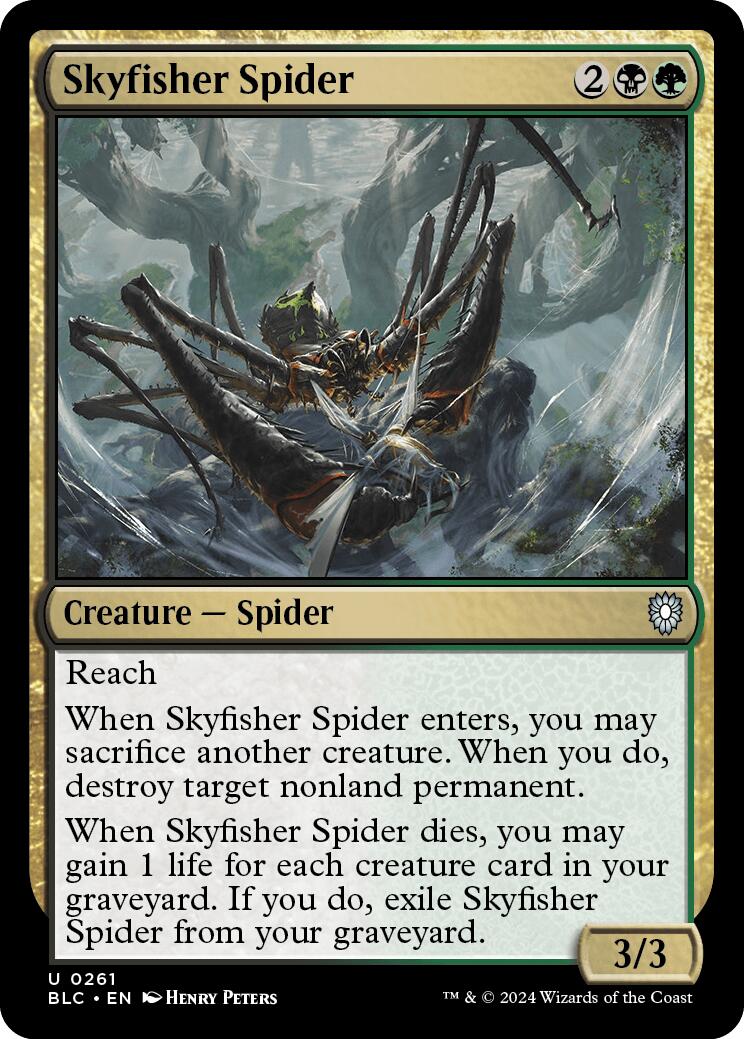 Skyfisher Spider [Bloomburrow Commander] | Boutique FDB TCG