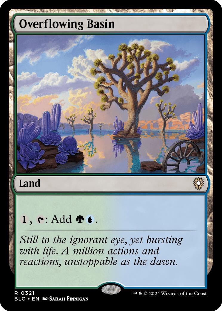 Overflowing Basin [Bloomburrow Commander] | Boutique FDB TCG