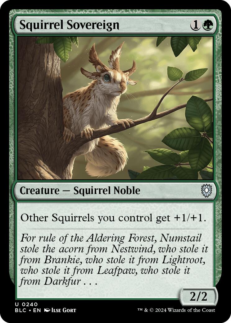 Squirrel Sovereign [Bloomburrow Commander] | Boutique FDB TCG