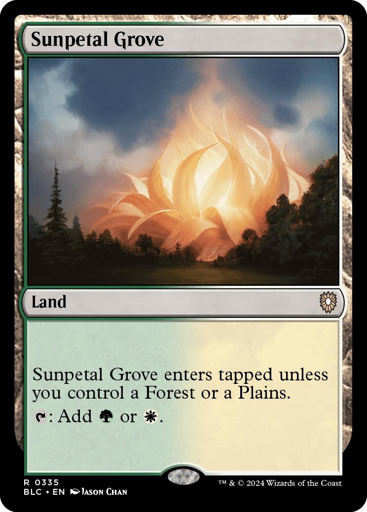 Sunpetal Grove [Bloomburrow Commander] | Boutique FDB TCG
