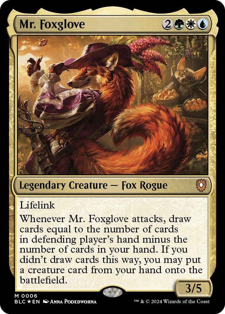 Mr. Foxglove [Bloomburrow Commander] | Boutique FDB TCG