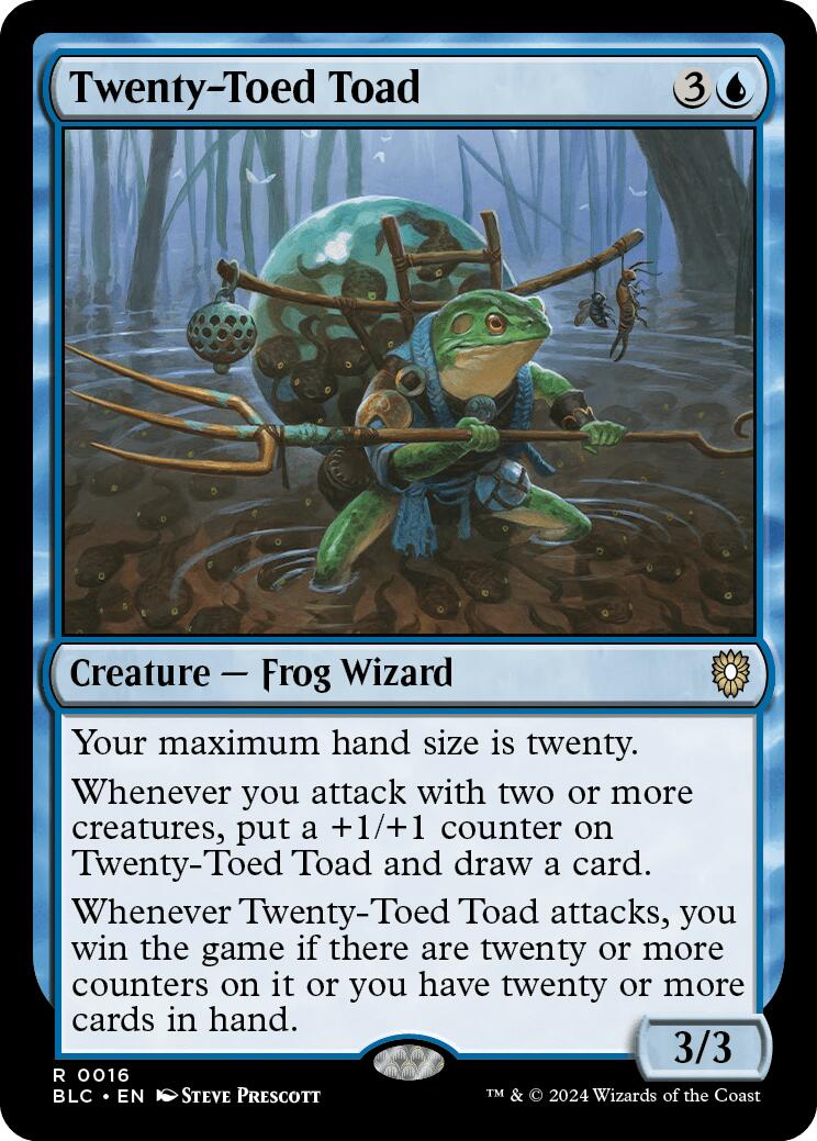 Twenty-Toed Toad [Bloomburrow Commander] | Boutique FDB TCG