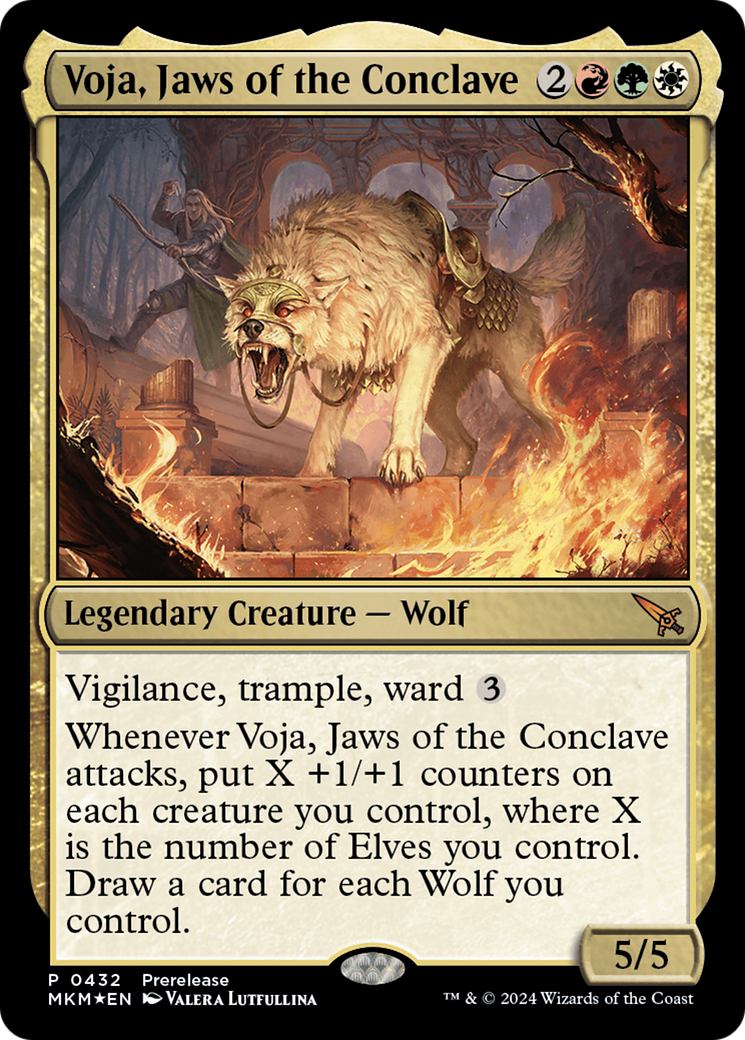 Voja, Jaws of the Conclave [Murders at Karlov Manor Prerelease Promos] | Boutique FDB TCG