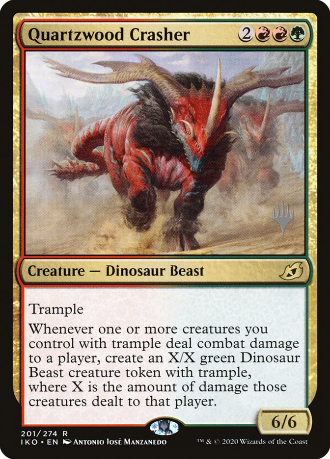 Quartzwood Crasher (Promo Pack) [Ikoria: Lair of Behemoths Promos] | Boutique FDB TCG