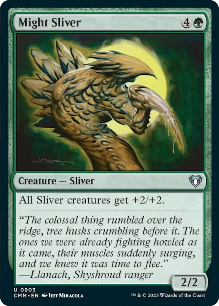 Might Sliver [Commander Masters] | Boutique FDB TCG