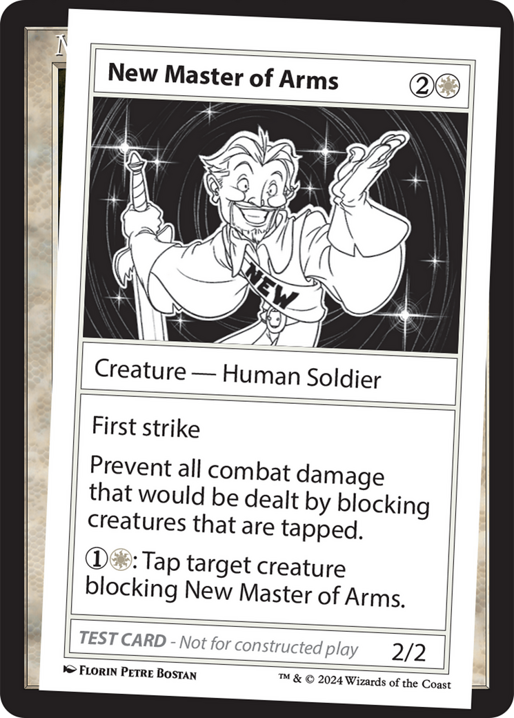 New Master of Arms [Mystery Booster 2 Playtest Cards] | Boutique FDB TCG