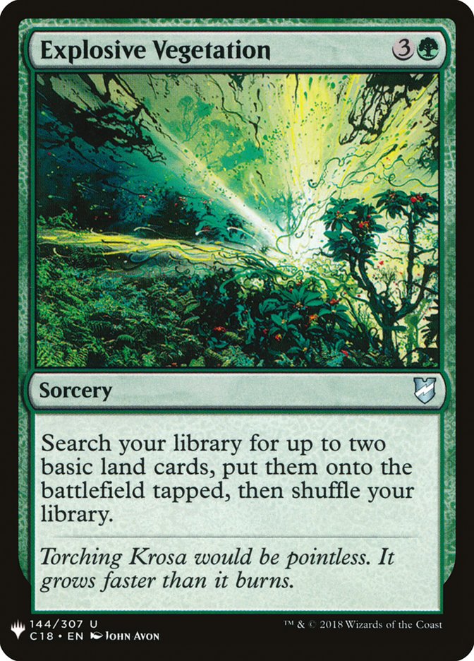 Explosive Vegetation [Mystery Booster] | Boutique FDB TCG