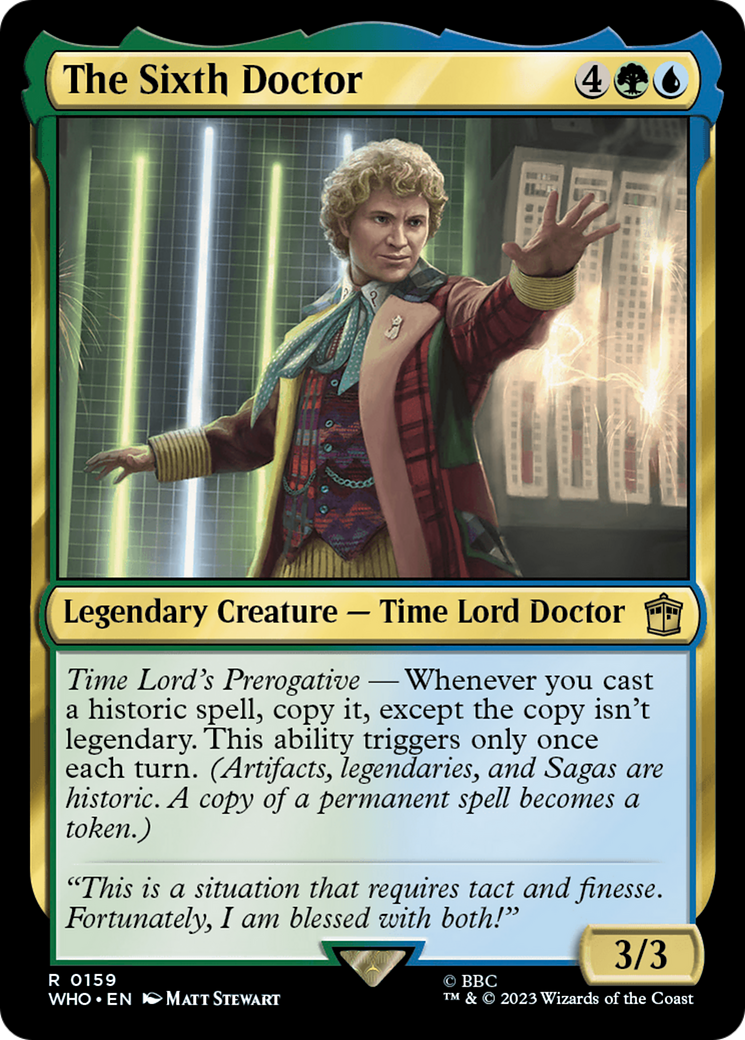 The Sixth Doctor [Doctor Who] | Boutique FDB TCG