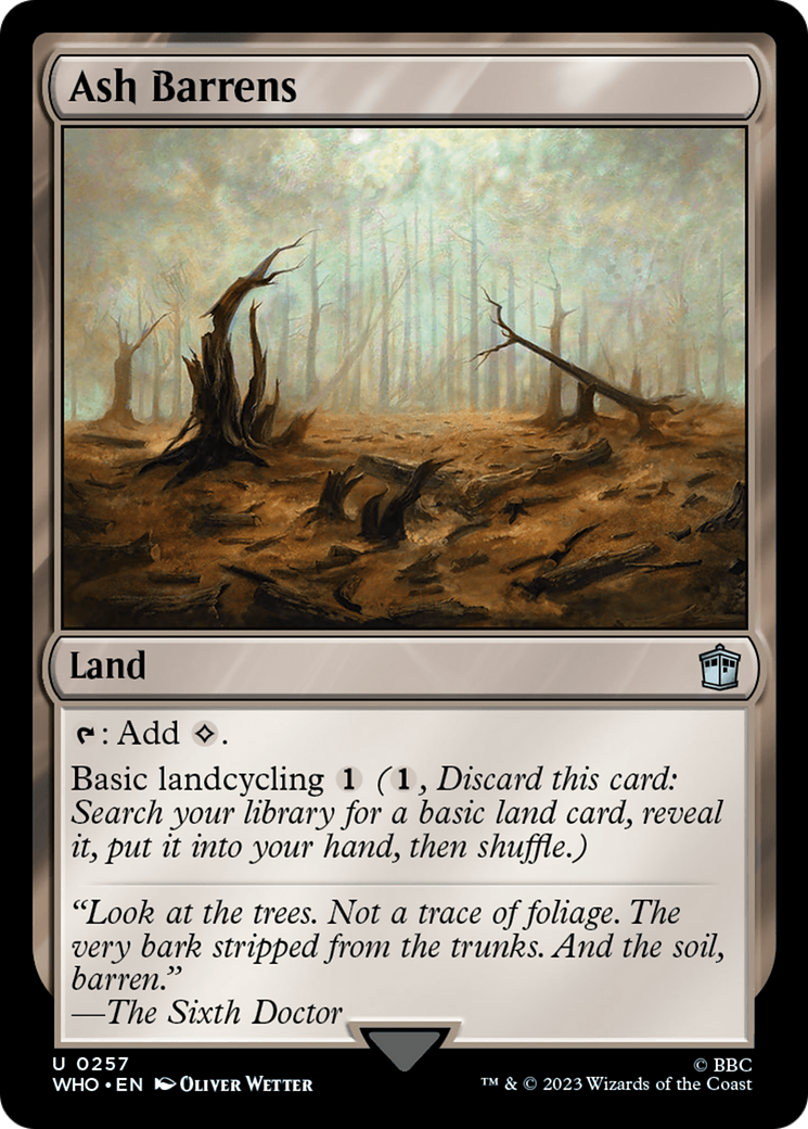 Ash Barrens [Doctor Who] | Boutique FDB TCG