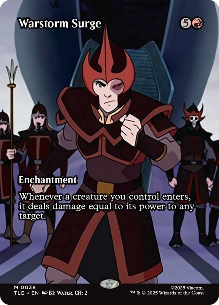 Warstorm Surge (Borderless) [Avatar: The Last Airbender: Eternal-Legal] | Boutique FDB TCG