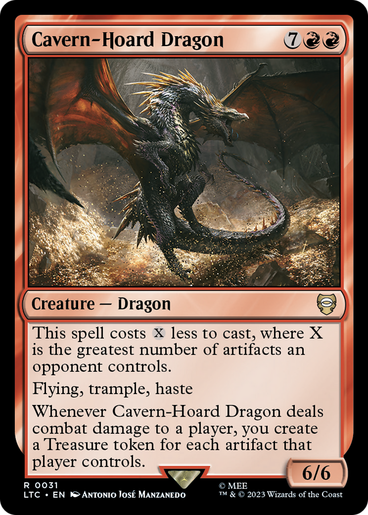 Cavern-Hoard Dragon [The Lord of the Rings: Tales of Middle-Earth Commander] | Boutique FDB TCG