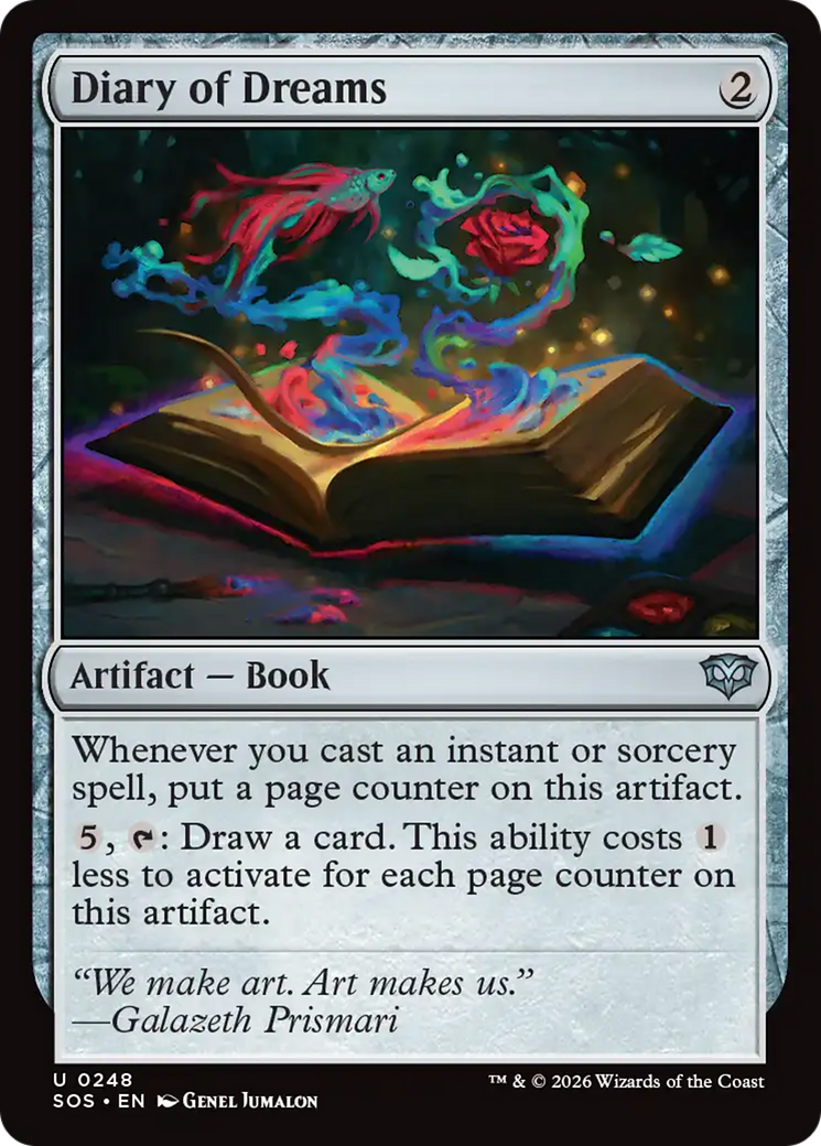 Diary of Dreams [Secrets of Strixhaven] | Boutique FDB TCG