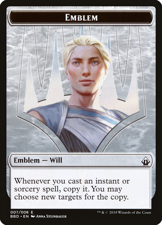 Will Kenrith Emblem [Battlebond Tokens] | Boutique FDB TCG