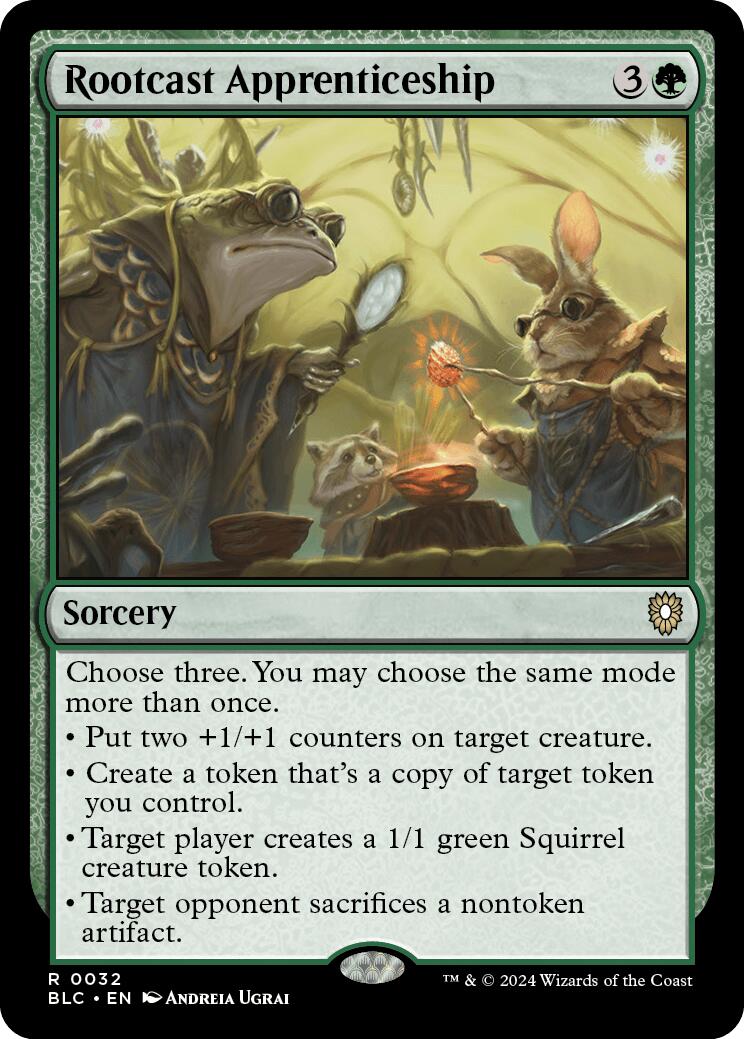 Rootcast Apprenticeship [Bloomburrow Commander] | Boutique FDB TCG