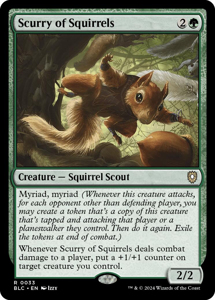 Scurry of Squirrels [Bloomburrow Commander] | Boutique FDB TCG