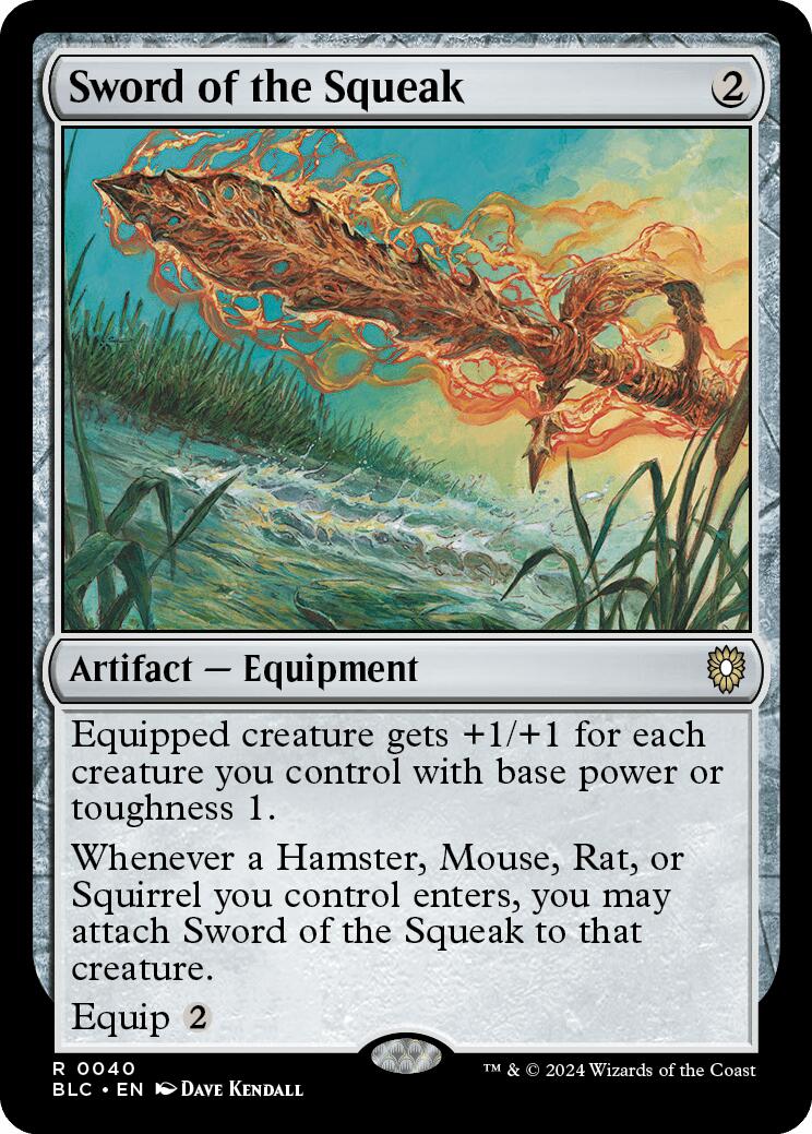 Sword of the Squeak [Bloomburrow Commander] | Boutique FDB TCG