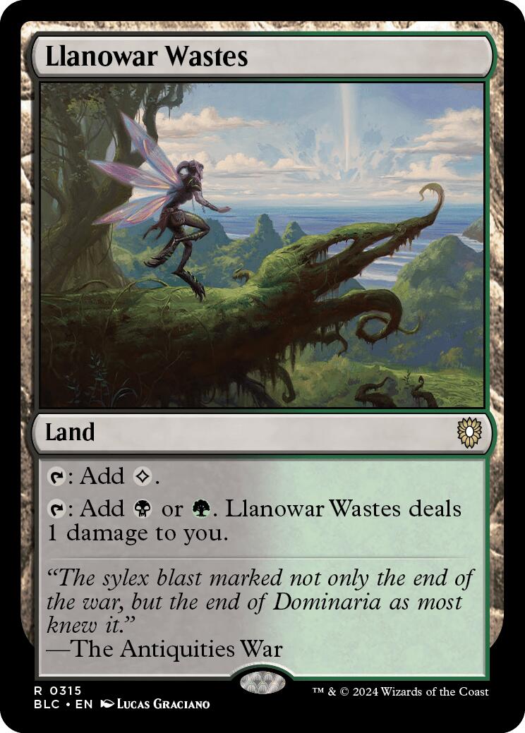 Llanowar Wastes [Bloomburrow Commander] | Boutique FDB TCG