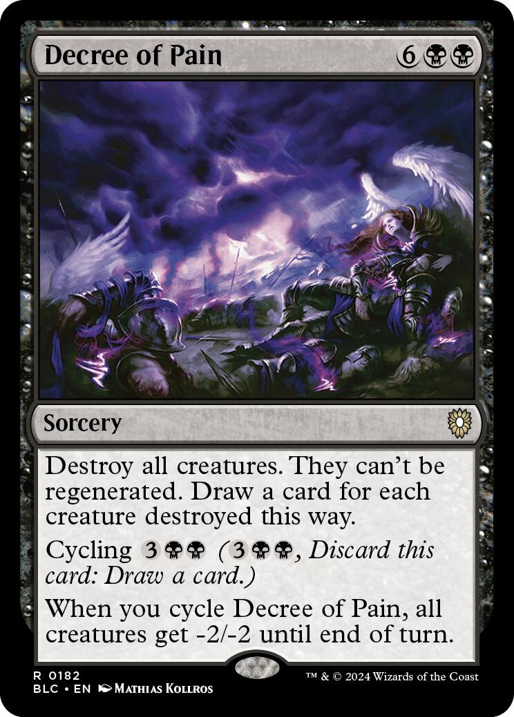 Decree of Pain [Bloomburrow Commander] | Boutique FDB TCG