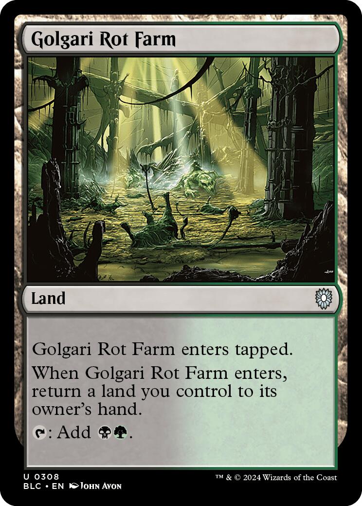 Golgari Rot Farm [Bloomburrow Commander] | Boutique FDB TCG