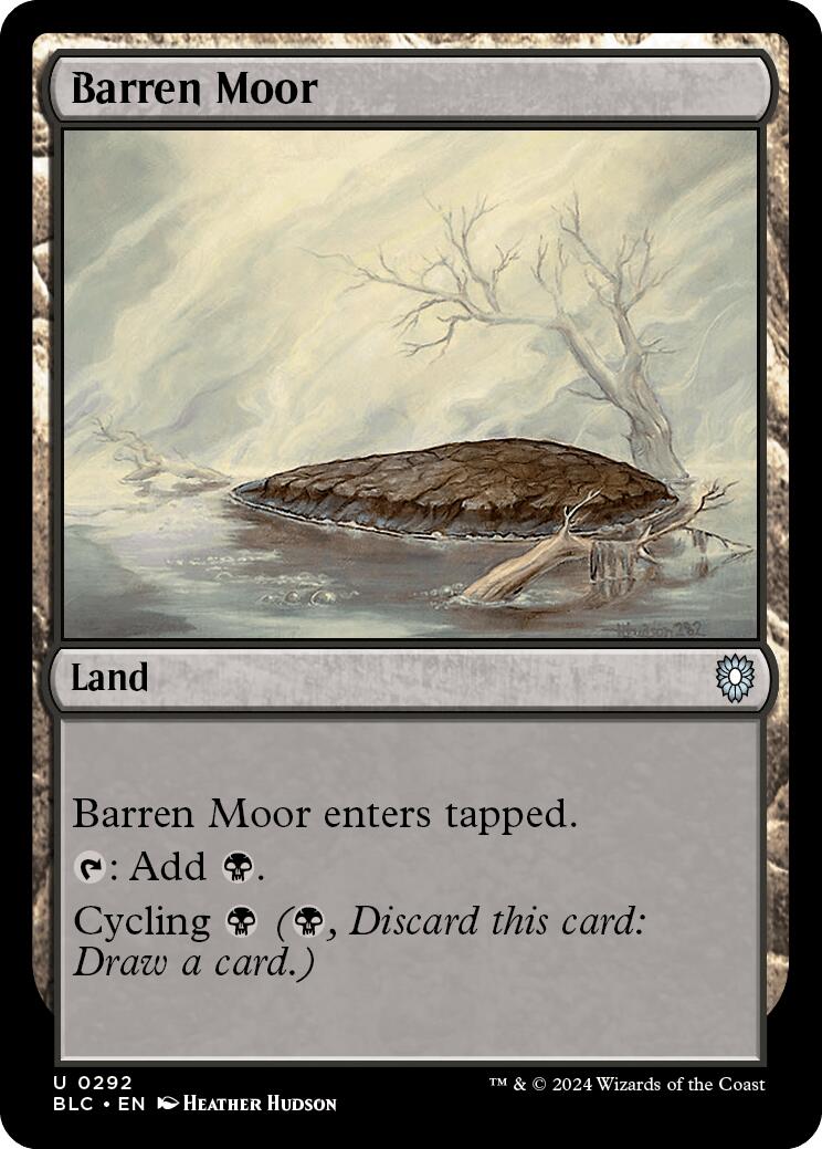 Barren Moor [Bloomburrow Commander] | Boutique FDB TCG