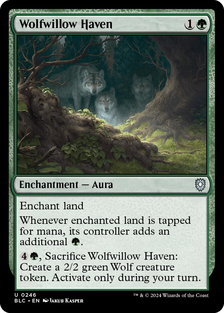 Wolfwillow Haven [Bloomburrow Commander] | Boutique FDB TCG