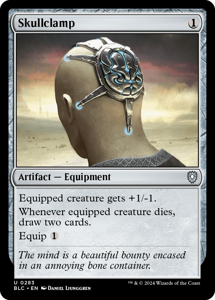 Skullclamp [Bloomburrow Commander] | Boutique FDB TCG